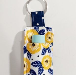 Chapstick Holder, Lighter Holder, Keyring Holder, Sunflowers